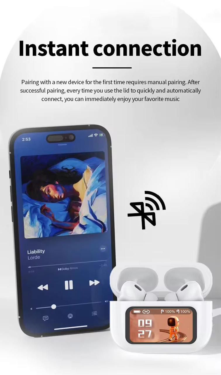 Double Dark Noise Reduction Touch Control Airpods